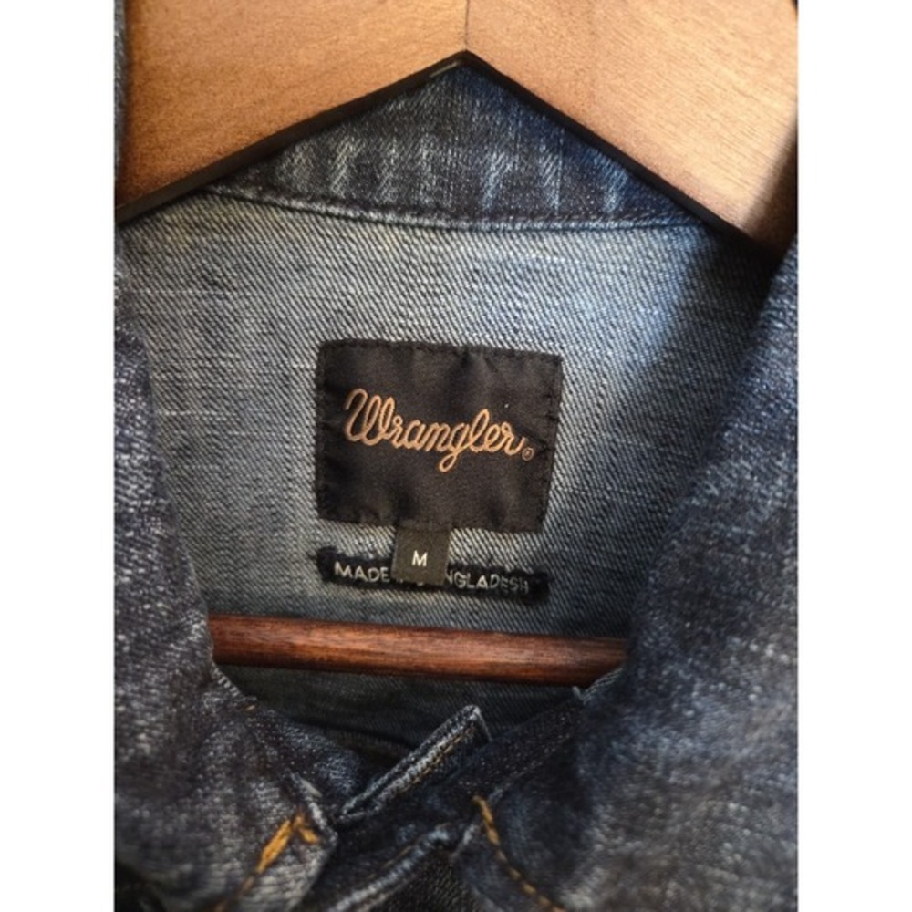 2018 wrangler jean jacket‎ ,medium, Ranch, Rodeo, Cowboy, - Picture 2 of 7
